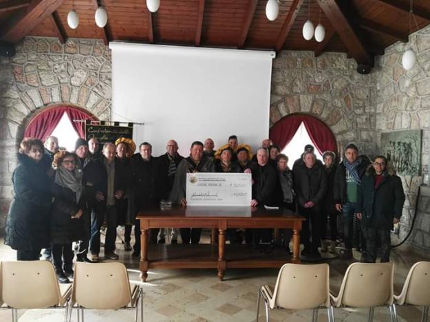 consegna assegno spiedo solidale canove 2019